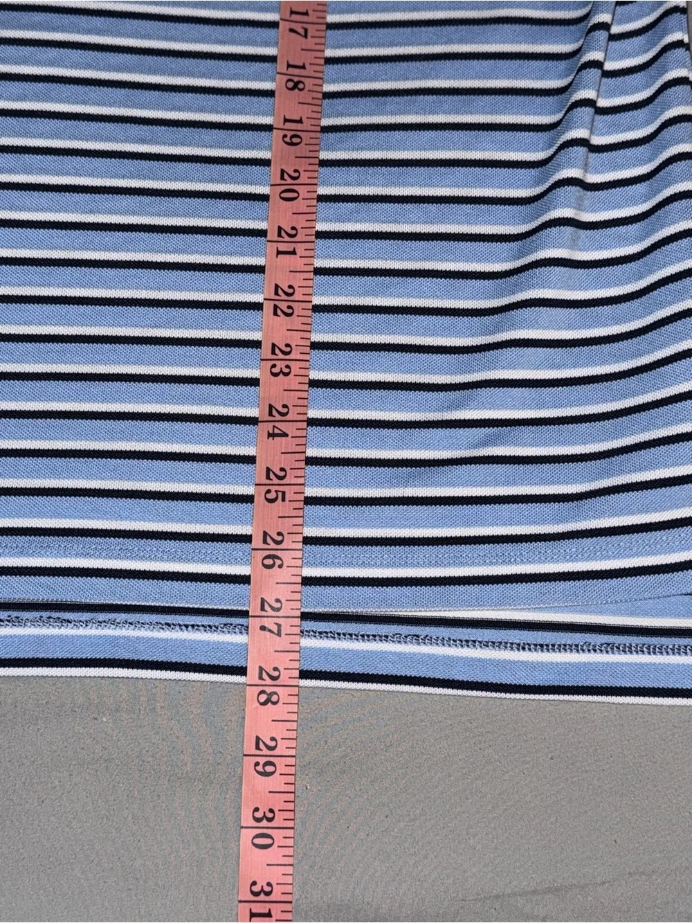 Polo by Ralph Lauren performance Light Blue Striped Polo Shirt
